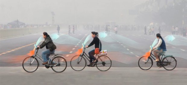 Desarrollo de unas bicicletas que purifican el aire